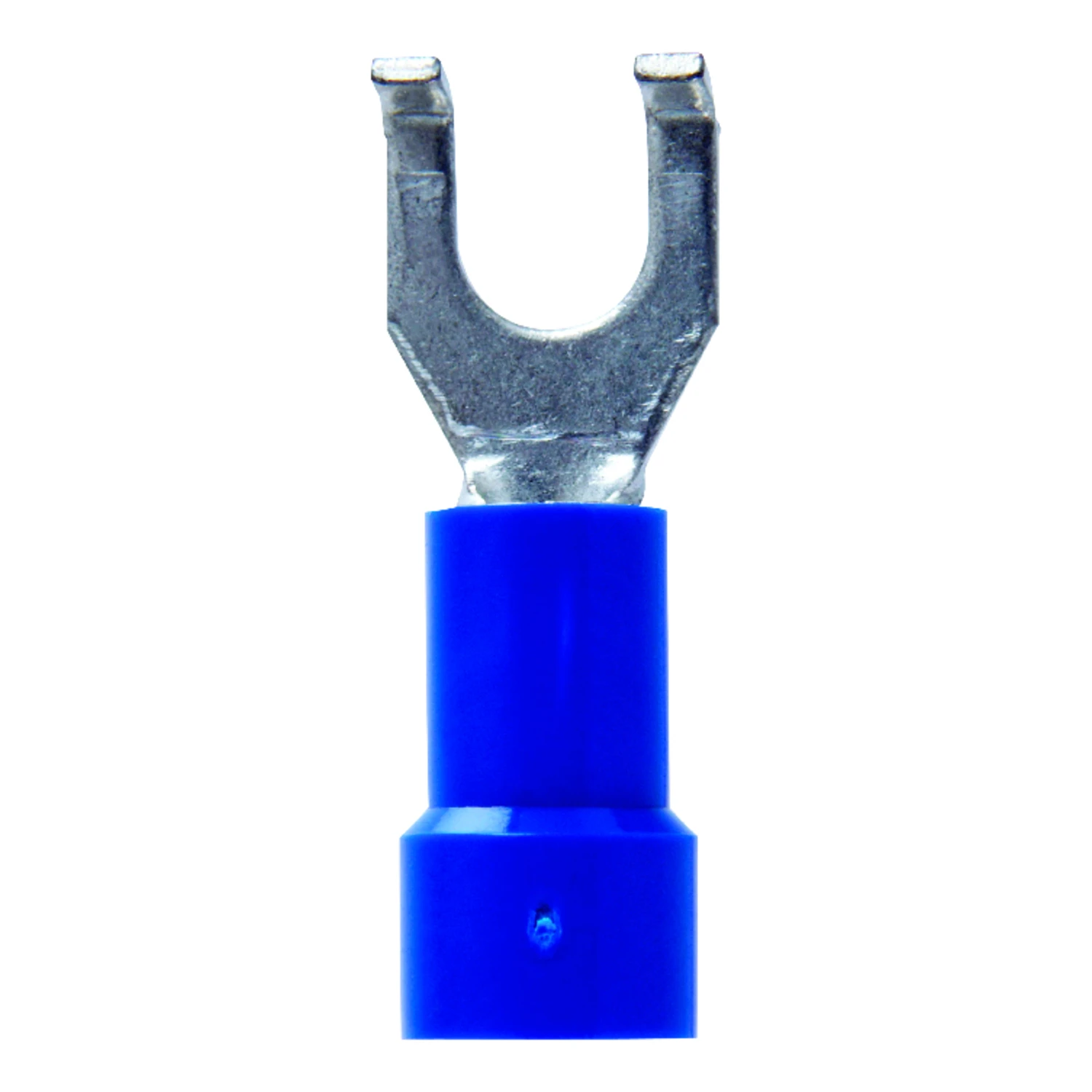 16-14 Ga. Insulated Wire Terminal Flange Blue Vinyl 5 Pk, #8 Stud