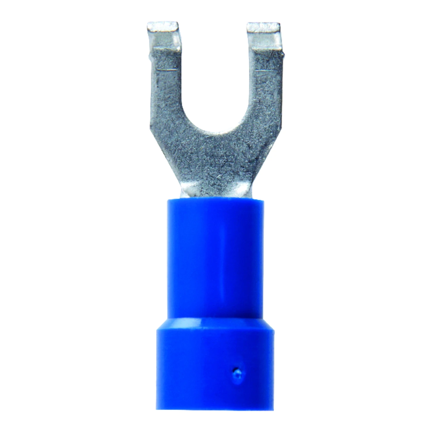 16-14 Ga. Insulated Wire Terminal Flange Blue Vinyl 5 Pk, #6 Stud
