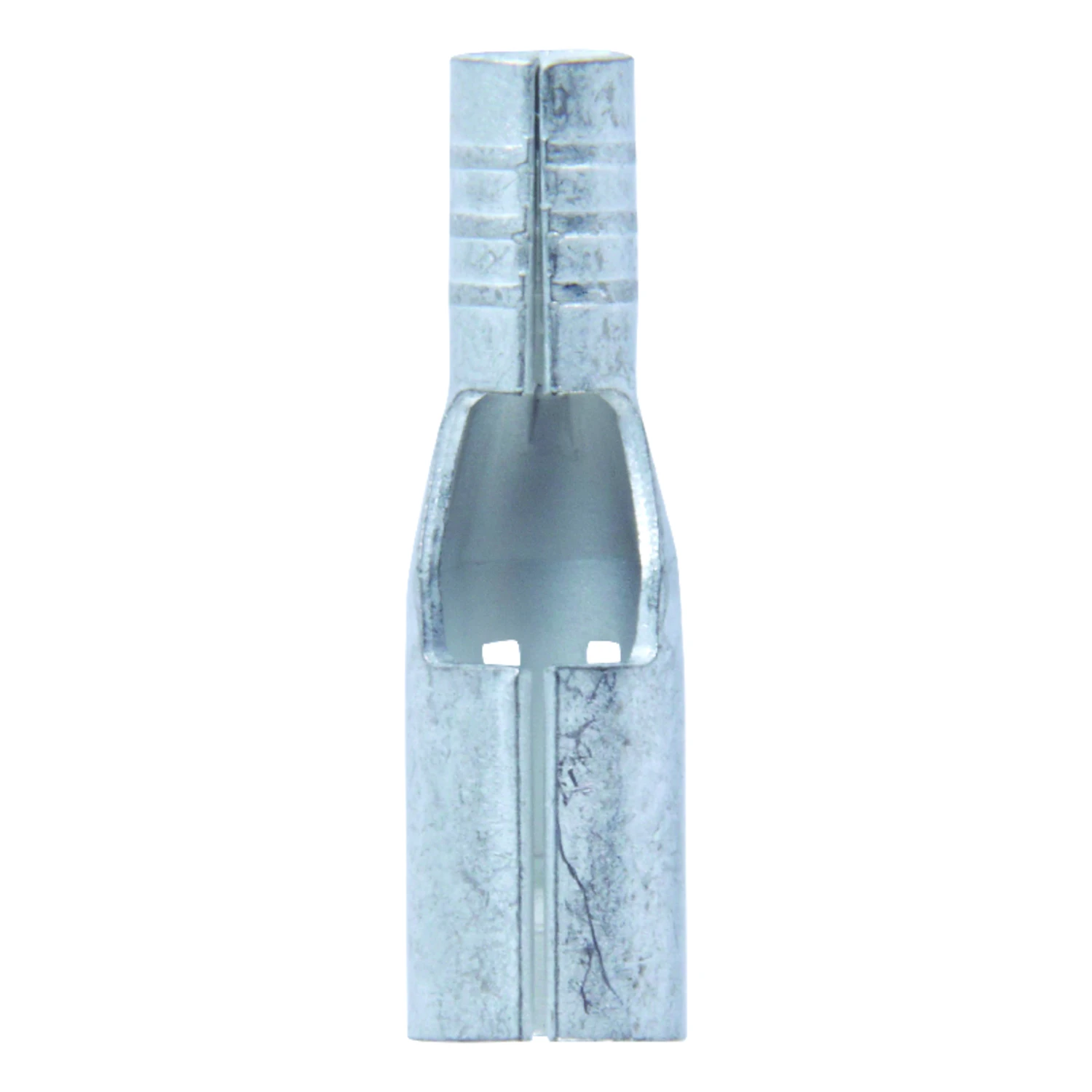 16-14 Ga. Uninsulated Wire Female Bullet Terminals Silver 5 Pk, 0.157 In Tab