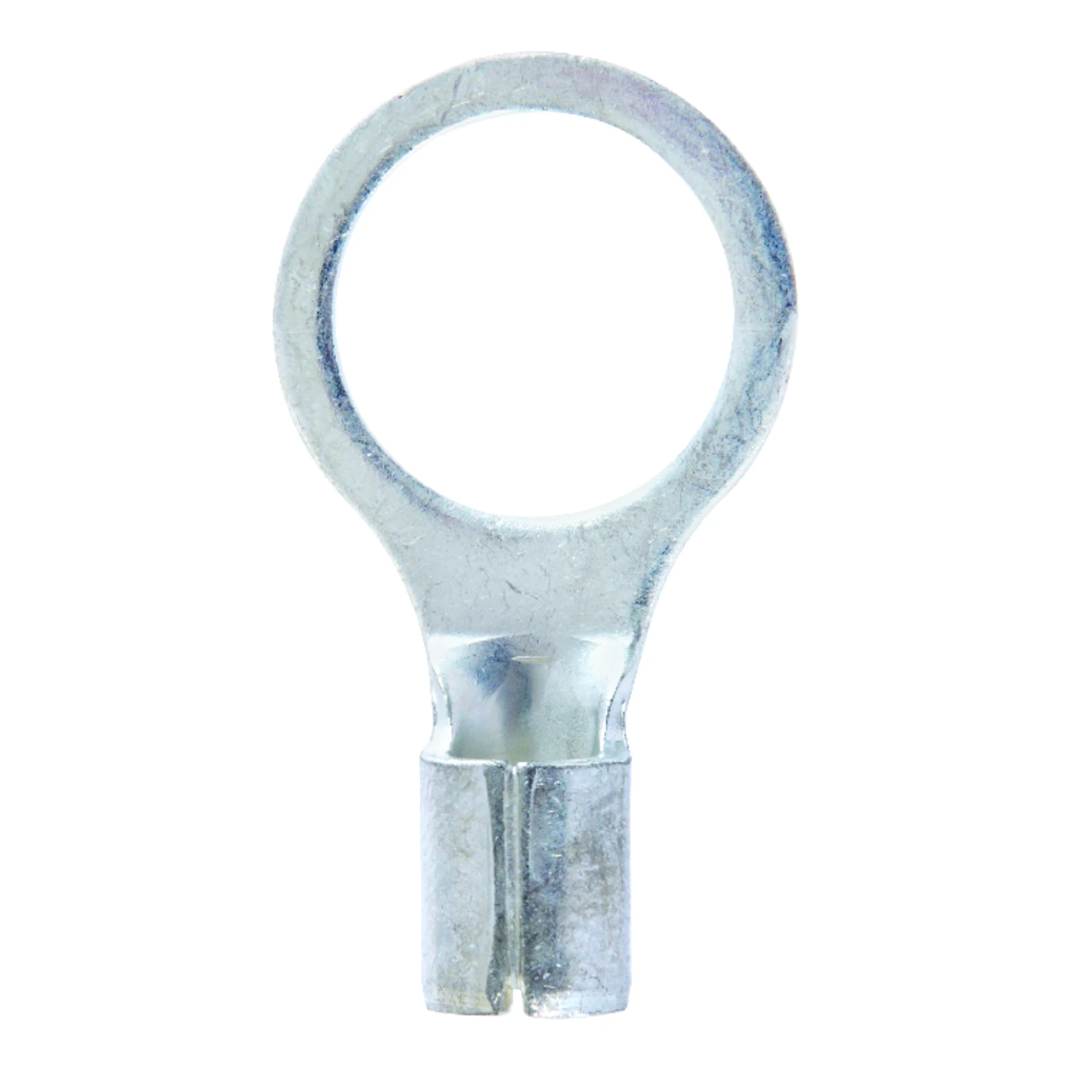 8 Ga. Insulated Wire Terminal Ring Silver 2 Pk, 1/2 In Stud Size