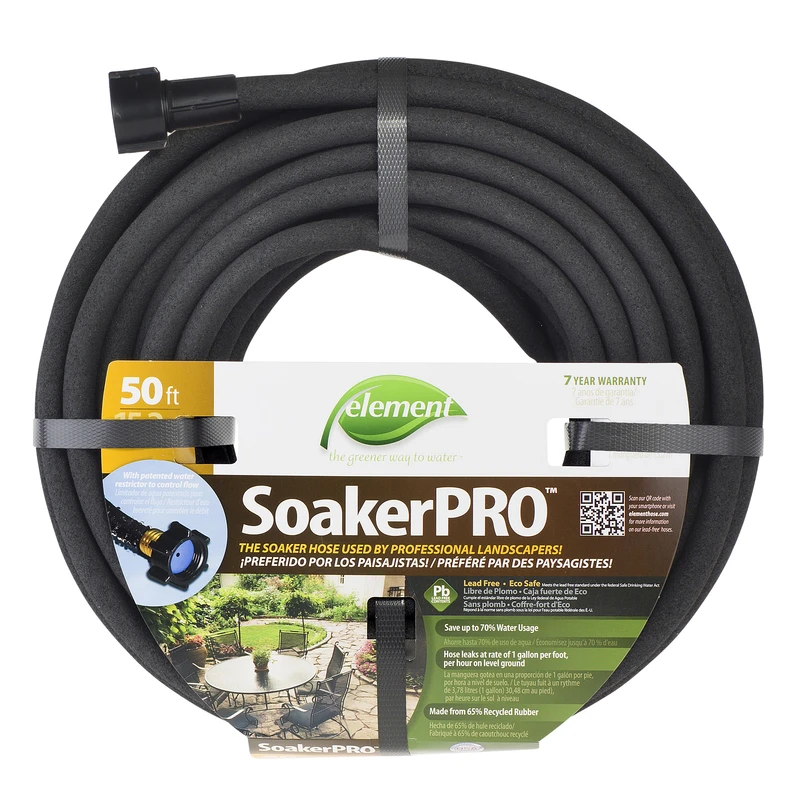 Element Soaker Hose, 3/8-In. x 50-Ft.