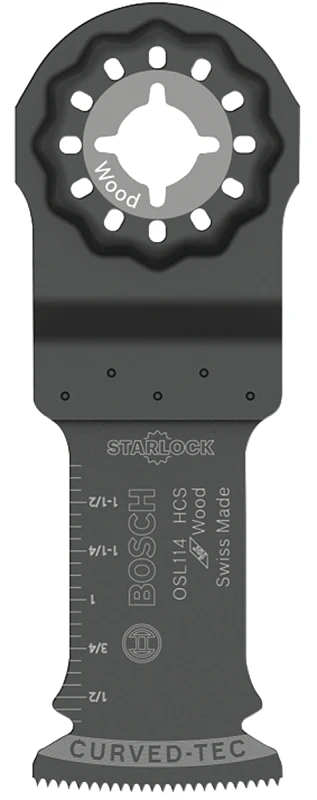 Starlock Plunge Cut Blade, Carbon Steel, 1-1/4 In.