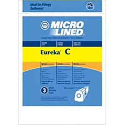 ER-1473 Eureka C Microlined Vacuum Bags, Pack of 3