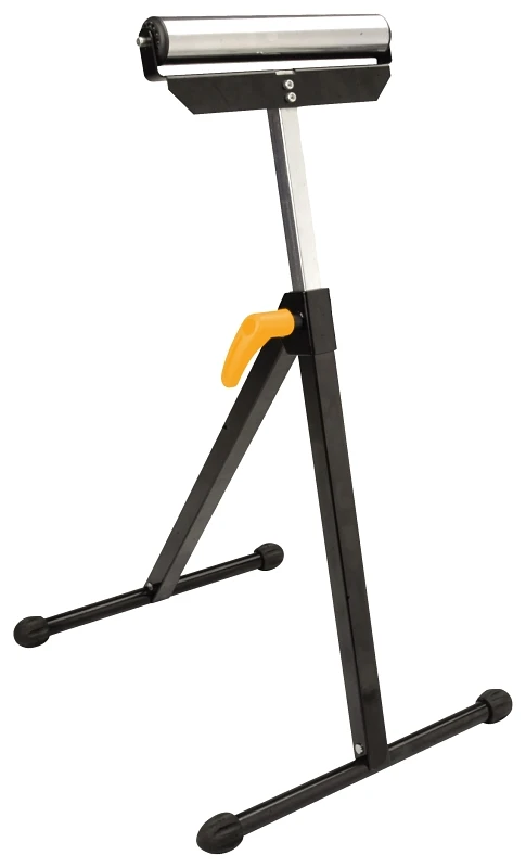 Stand Roller Support With Black Finish, 200 Lbs Capacity, Model Yh-rs004kd