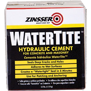 5074 Watertite Hydraulic Cement, 2.5 Lbs. For Waterproofing