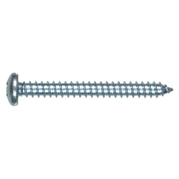 The Hillman Group 41608 Pan Head Phillips Sheet Metal Screw, 14-Inch x 2-Inch, 25-Pack