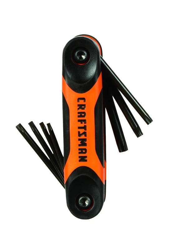 1/4 Metric And Sae Fold-up Hex Key Set 17 In. 14 Piece Set