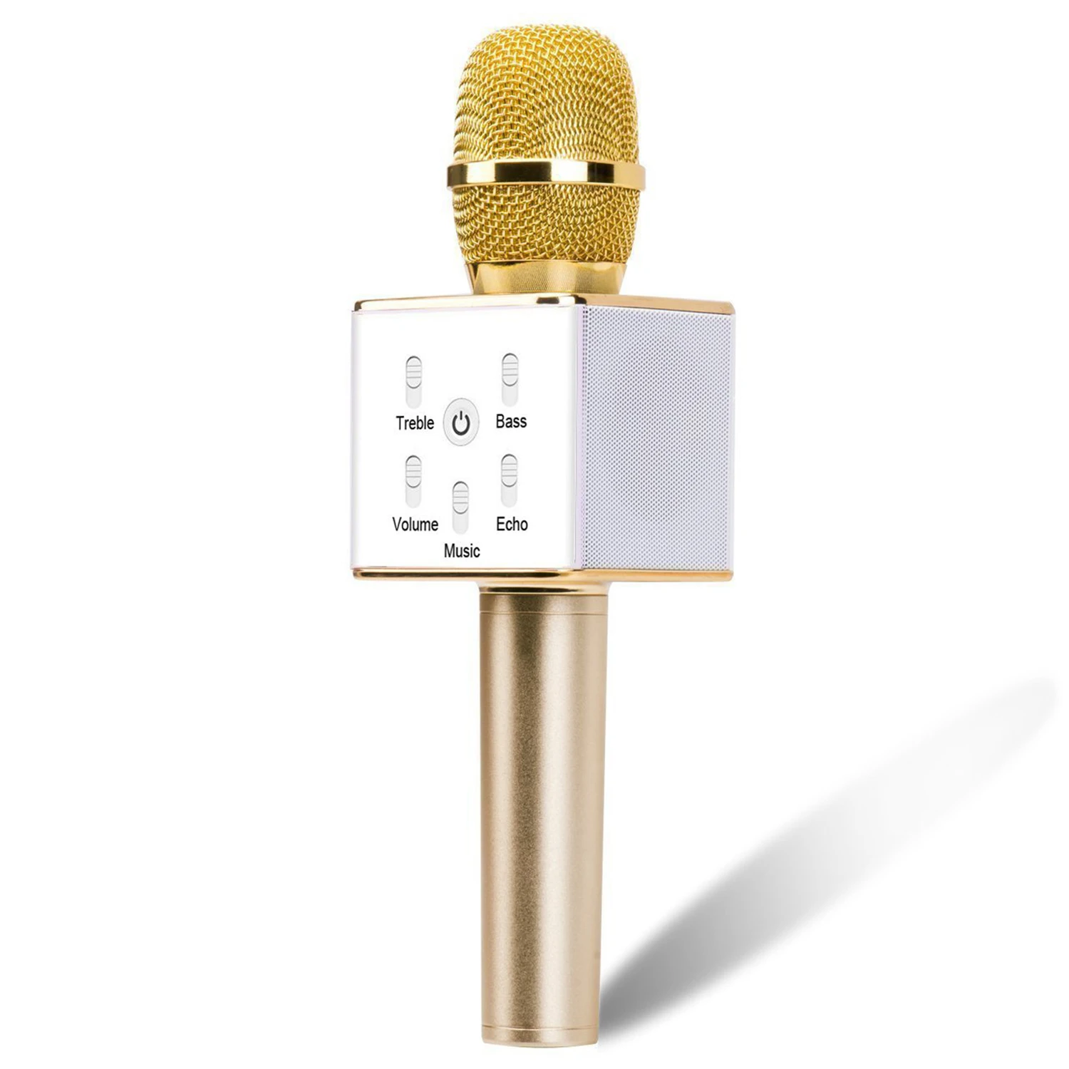 Wireless Bluetooth Karaoke Microphone Speaker With Recording And Playback Features