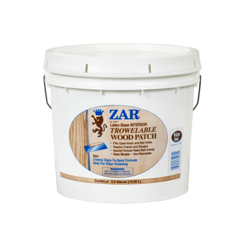 Zar Trowelable White Oak Latex Wood Patch 3.5 Gallon Container
