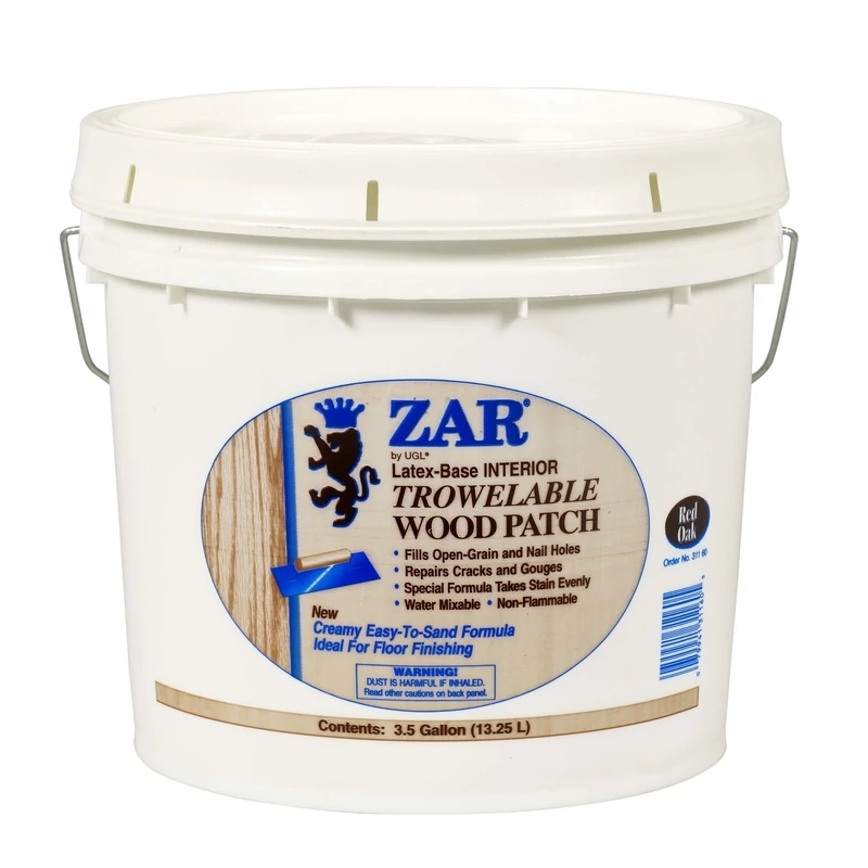 Zar Red Oak Latex Wood Patch 3.5 Gallon For Interior And Exterior Use