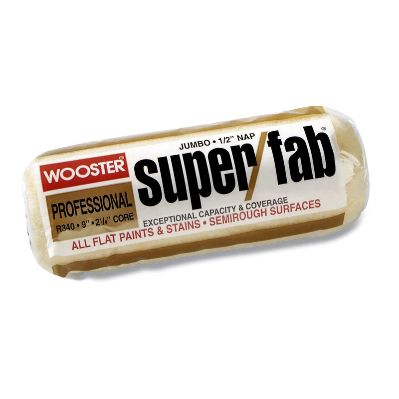 Super/fab Knit 1/2 In. X 9 In. W Regular Paint Roller Cover For Semi-rough Surfaces