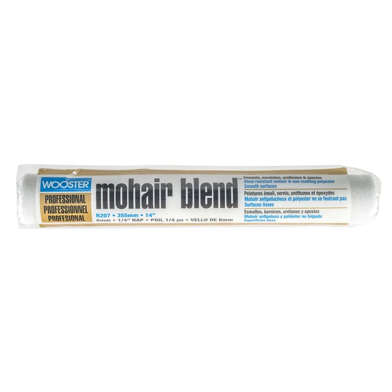 Wooster Mohair Blend Mohair Blend 1/4 in. x 14 in. W Regular Paint Roller Cover 1 pk