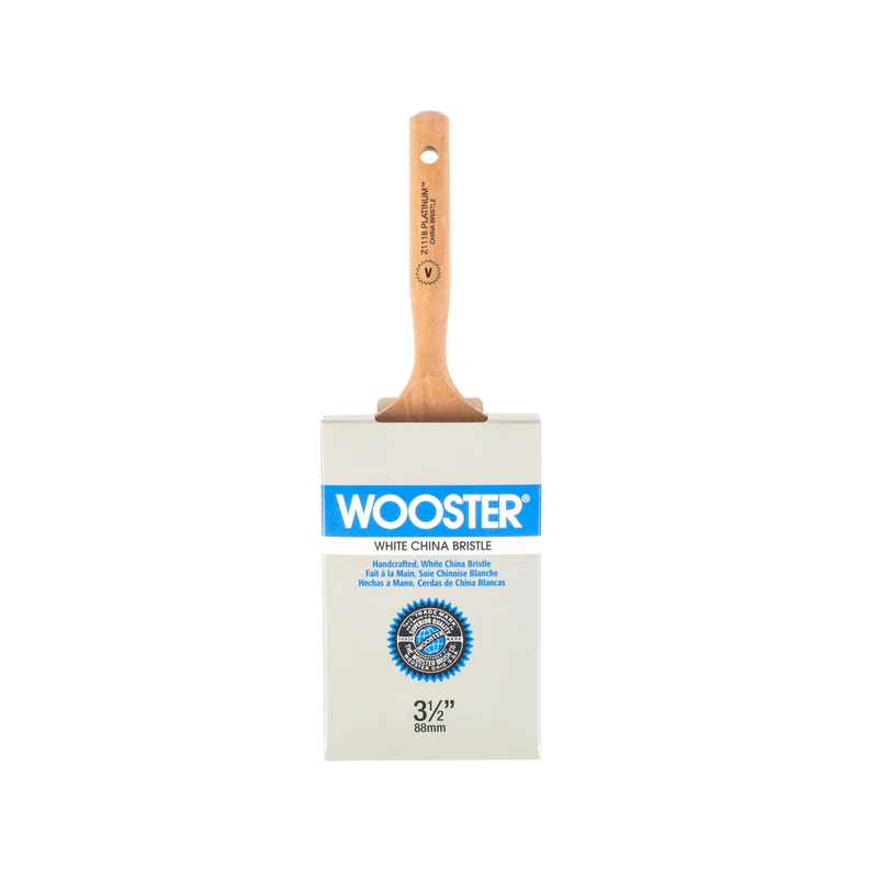 Platinum 3-1/2 Inch Wide Chiseled Paint Brush For Precision Painting