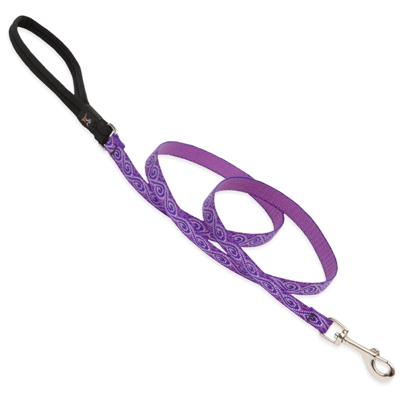 Original Designs Multicolor Jelly Roll Nylon Dog Leash 6 Feet