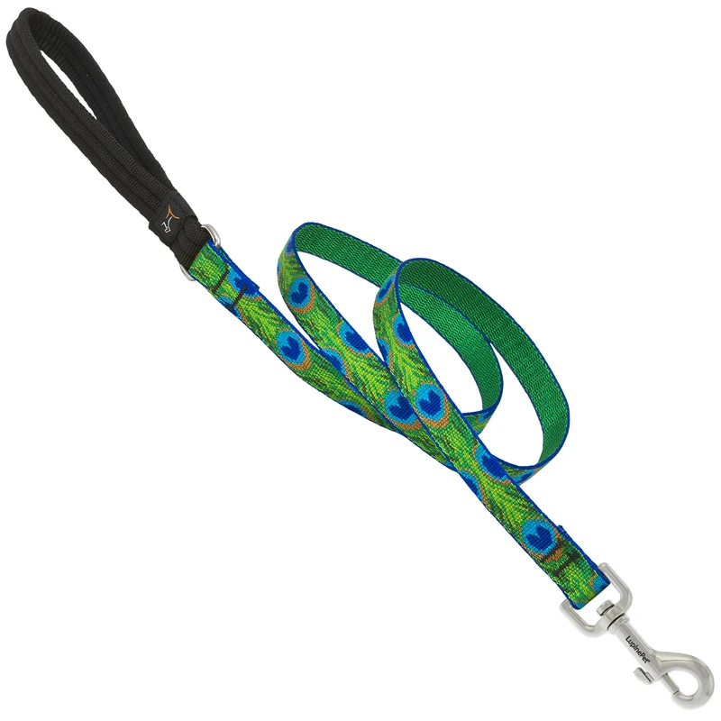 Original Designs Multicolor Tail Feathers Nylon Dog Leash 6ft