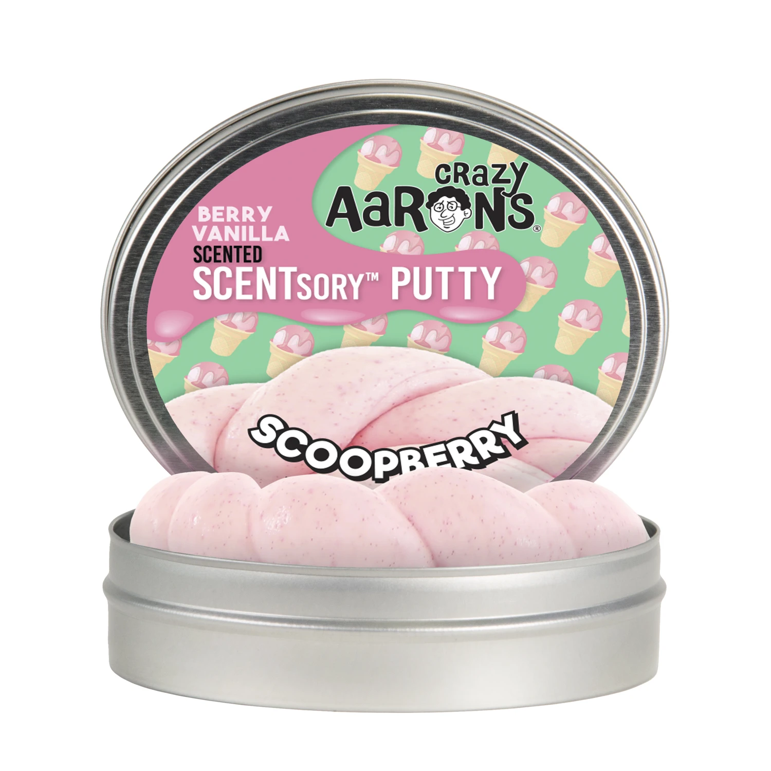 Scentsory Thinking Putty - Scoopberry Scented Silicone Pink
