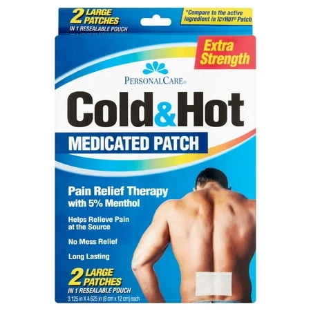 Cold & Hot Pain Relief Therapy Patch, 2 Count For Effective Pain Management