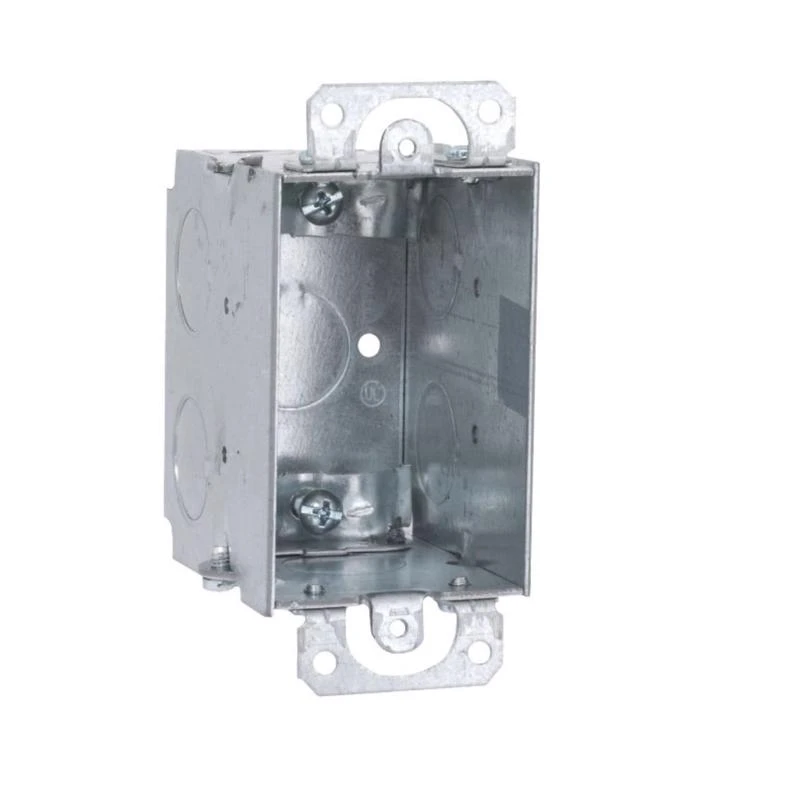 New Work Rectangle Steel Box Mount, Model G602-r-upc, 4.1 Height
