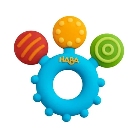 Color Play Silicone Teether Clutching Toy For Infants