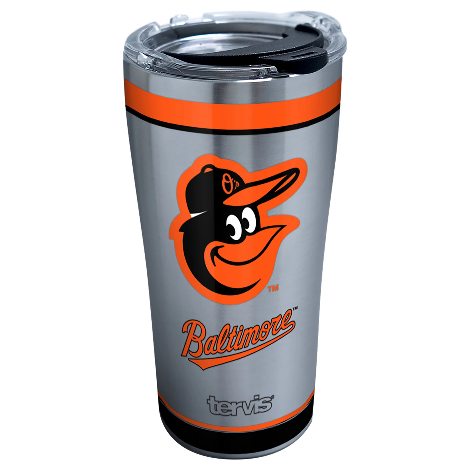 Mlb 20 Oz Baltimore Orioles Multicolored Bpa Free Tumbler With Lid
