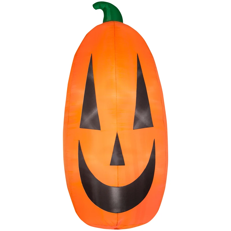 14.4' Prelit Pumpkin Inflatable Halloween Decoration - Model 224576