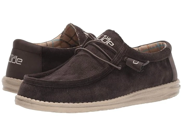 Wally Corduroy Men's Shoes In Brown - Comfortable Casual Footwear