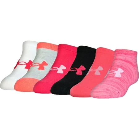 Under Armour Women's Essential No Show Liner Socks 6 Pack