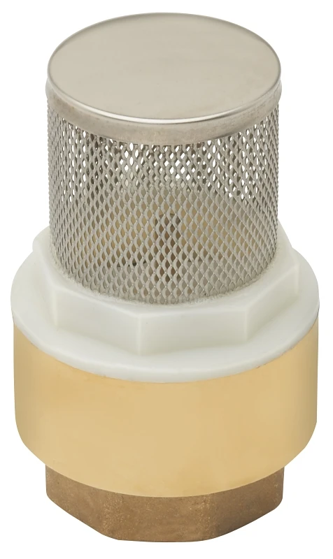 101-325nl 1 Inch Low Lead Brass Foot Valve With Strainer