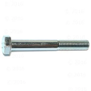 M12-1.75 X 90mm Zinc Class 8.8 Coarse Hex Cap Screws - 4 Pieces