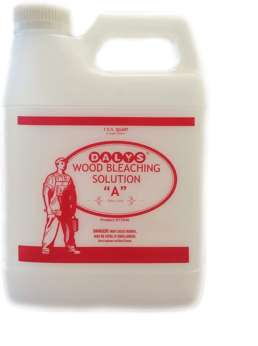 Wood Bleach 'a' Quart - Effective Wood Stain Remover For All Wood Types
