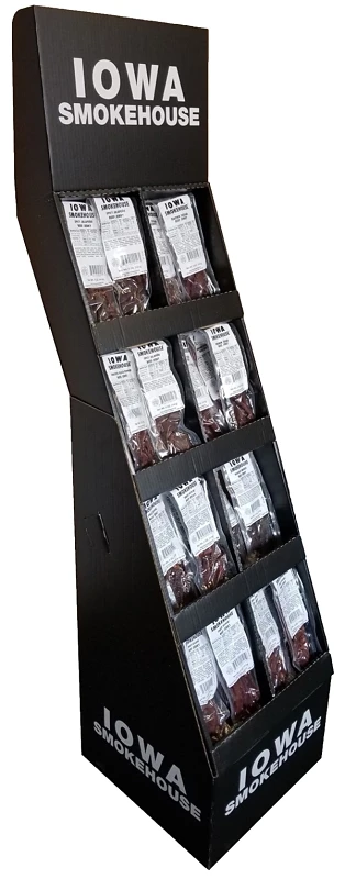 Jerky Beef Display Shipper 5 Ounce - Ideal For Retail And Snacking