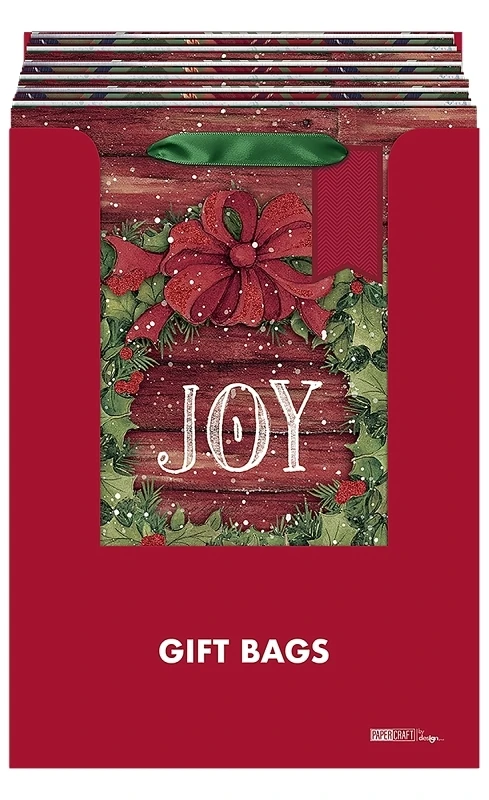 X-large Printed Gift Bag With Handles - Convenient And Stylish