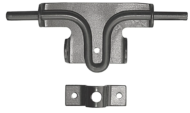8 Inch Steel Black Latch Bolt Slide - Model Sbl/b