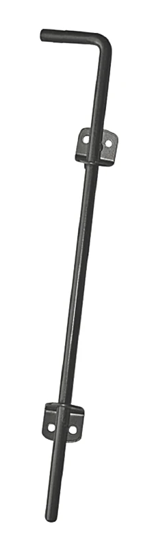 18 Inch Black Galvanized Steel Bolt Cane - Model Cbw/b