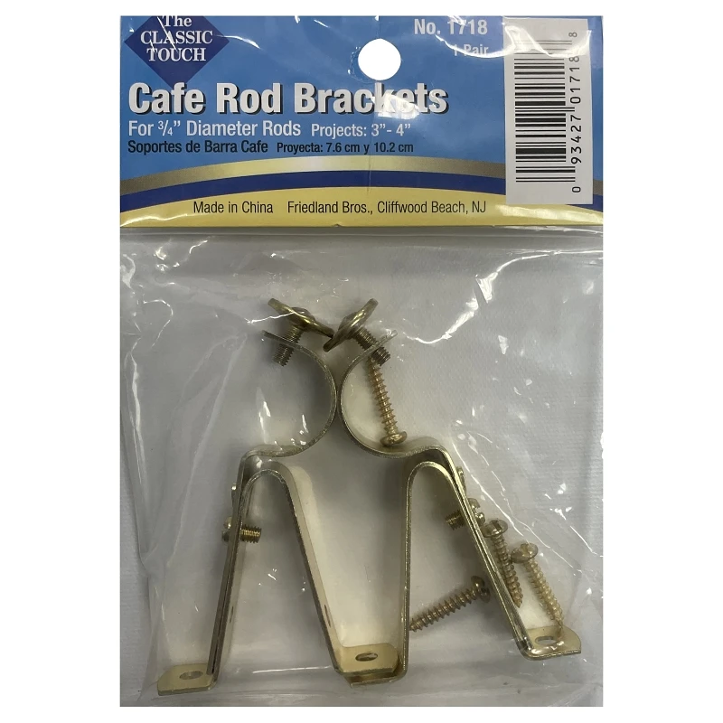 Adjustable Cafe Bracket 13/16 Inch Model 1718 For Shelving Support