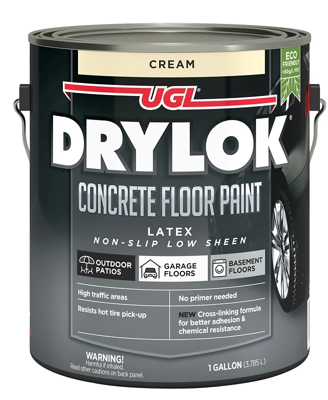 Low Cream Concrete Floor Paint - Model 43613 For Durable Finishes