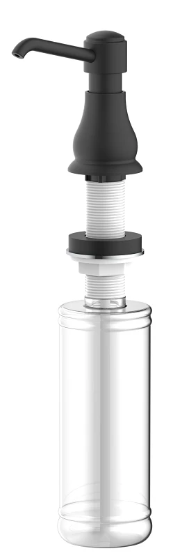 Soap Dispenser - 11 Ounce Capacity, Top Refill Design, Model Tobi22040003bl