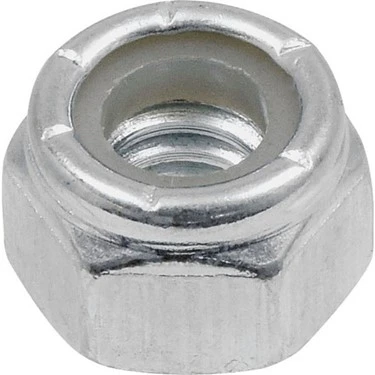 Hillman 1/4 in. 1/4 Zinc-Plated SAE Lock Nut 4 pk Steel