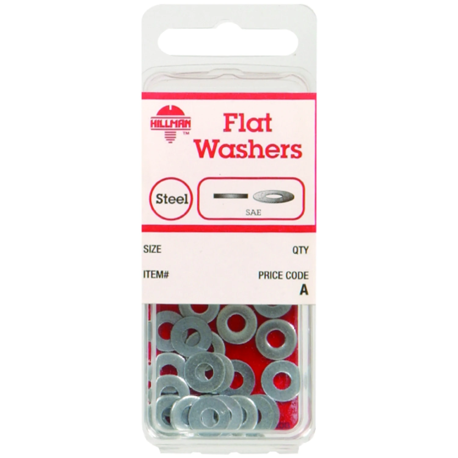 Hillman Zinc-Plated Steel #6 SAE Flat Washer 30 pk Hillman Zinc-Plated Steel #6 SAE Flat Washer 30 pk