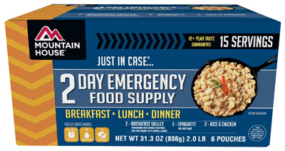 Mountain House 2-day Emergency Food Supply Kit - 6 Meals Ready In Minutes