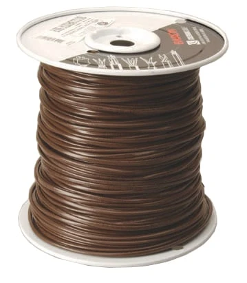 Thermostat Wire, 18/5, Brown Vinyl, 250 Ft. Spool