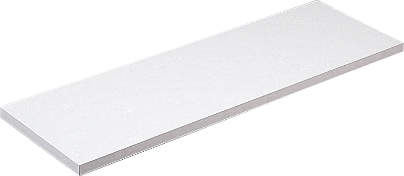 Shelf, White Melamine, 12 x 48-In.