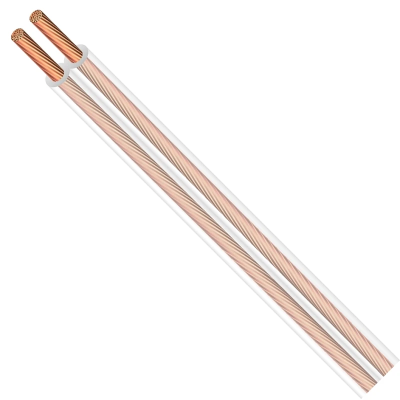 Lamp Cord, Vinyl, 18/2 SPT-1, 300-Volt, Clear, 250 Ft.