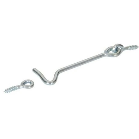 1" Zinc Plated Gate Hook And Eye Set - Model 851925 By Hillman