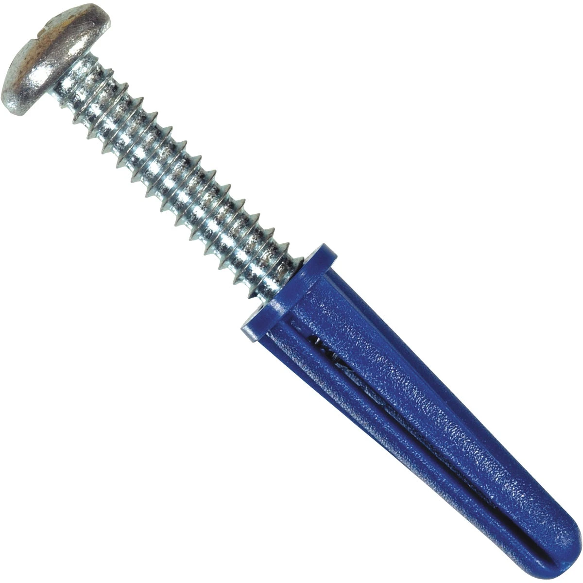 Plastic Anchors With Screws, 8-10 x 7/8-In., 6-Pk.