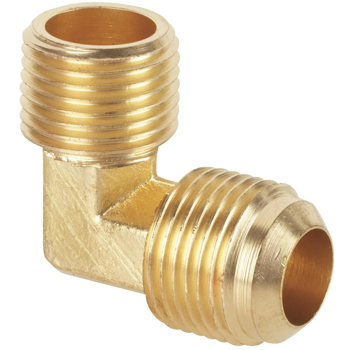 5/8 In. X 1/2 In. Mip 90 Degree Flare Brass Elbow Fitting
