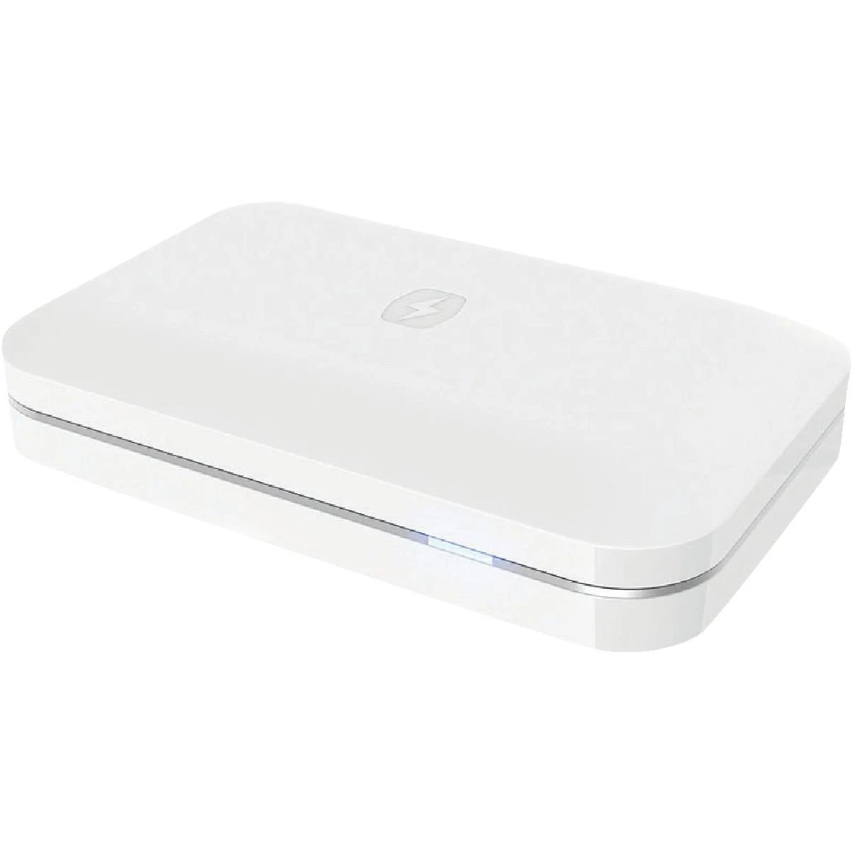 White Cell Phone Sanitizer With Usb Charging Port And Automatic Shut-off