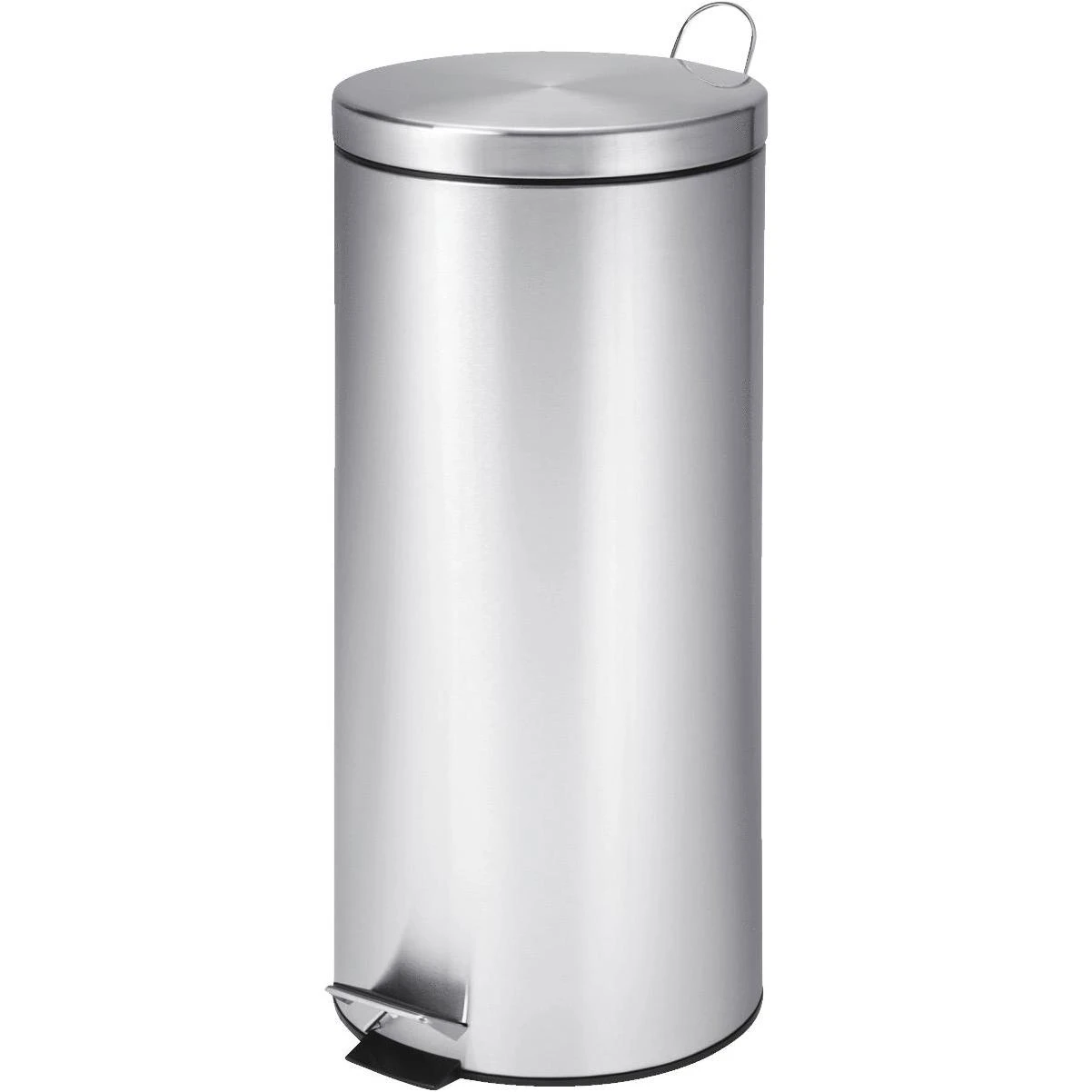 30 Liter Stainless Steel Step-on Wastebasket With Removable Inner Bucket