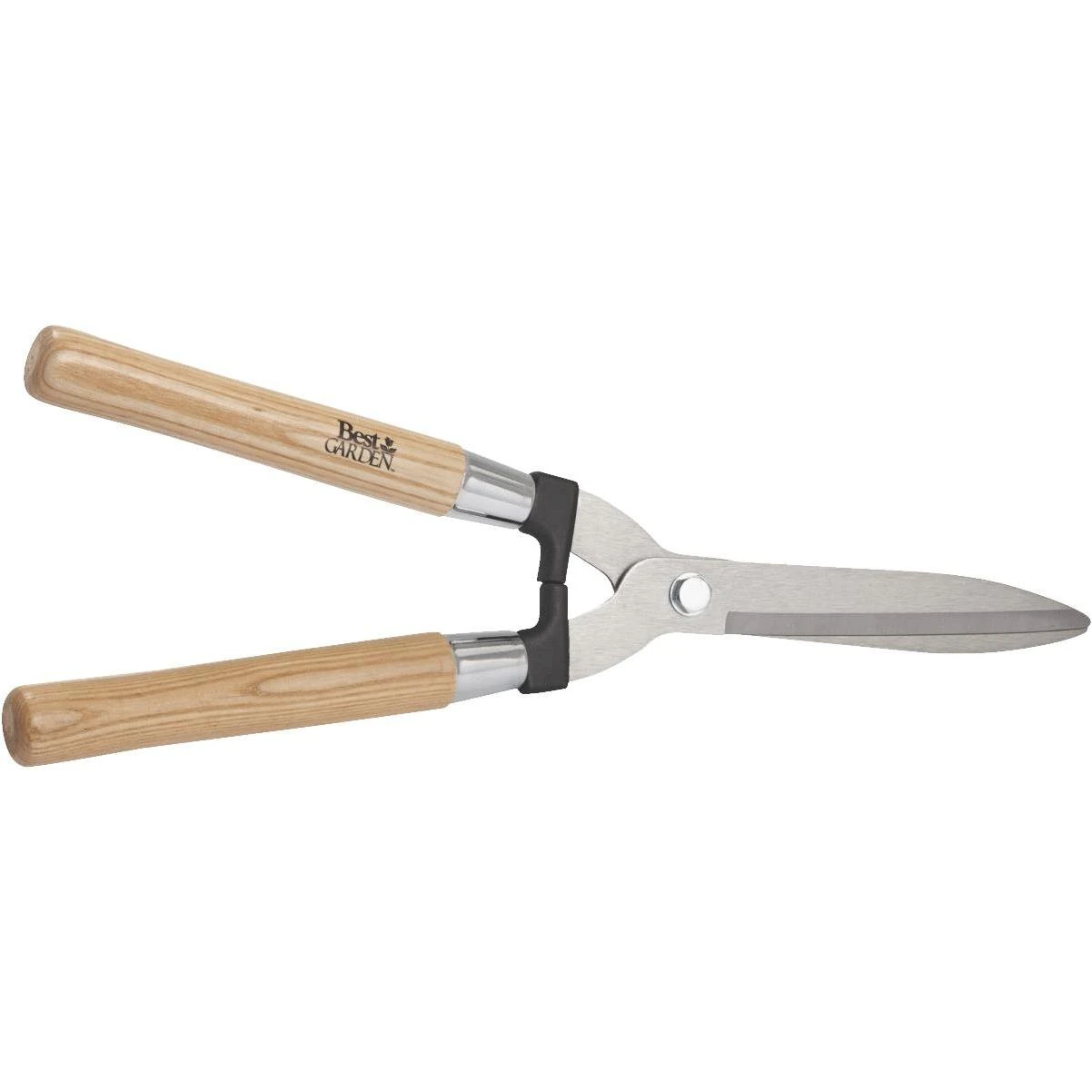 8 Inch Carbon Steel Hedge Shear With Ash Handles And 20.5 Inch Length