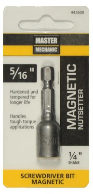 Magnetic Nut Driver, Impact Ready, 5/16-inch X 2-9/16-inch, Durable Design